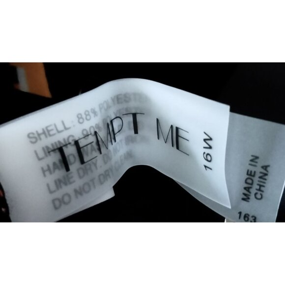 Tempt Me Plus Size 16 Bikini Set Womens Dino Print Crop Top Black High Waisted - Picture 7 of 8